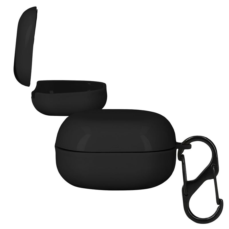 TV, Audio-Video si Foto - Portabile audio - Casti audio - Husa casti Kwmobile pentru Samsung Galaxy Buds 2 Pro, Buds 2, Buds Live, protectie la socuri, Termoplastic, negru - Infinity.ro