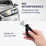 Auto si Moto - Electronice auto - Accesorii electronice auto - Husa pentru cheie auto Kwmobile pentru Mercedes-Benz A-Klasse W169, B W245 T245, C, CL, anti-alunecare, TPU, rosu, negru - Infinity.ro