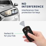 Auto si Moto - Electronice auto - Accesorii electronice auto - Husa pentru cheie auto Kwmobile pentru Audi A4 S4 RS4 B9, A5 F5 S5 RS5, A6, A7 C8, anti-alunecare, TPU, negru, rosu - Infinity.ro