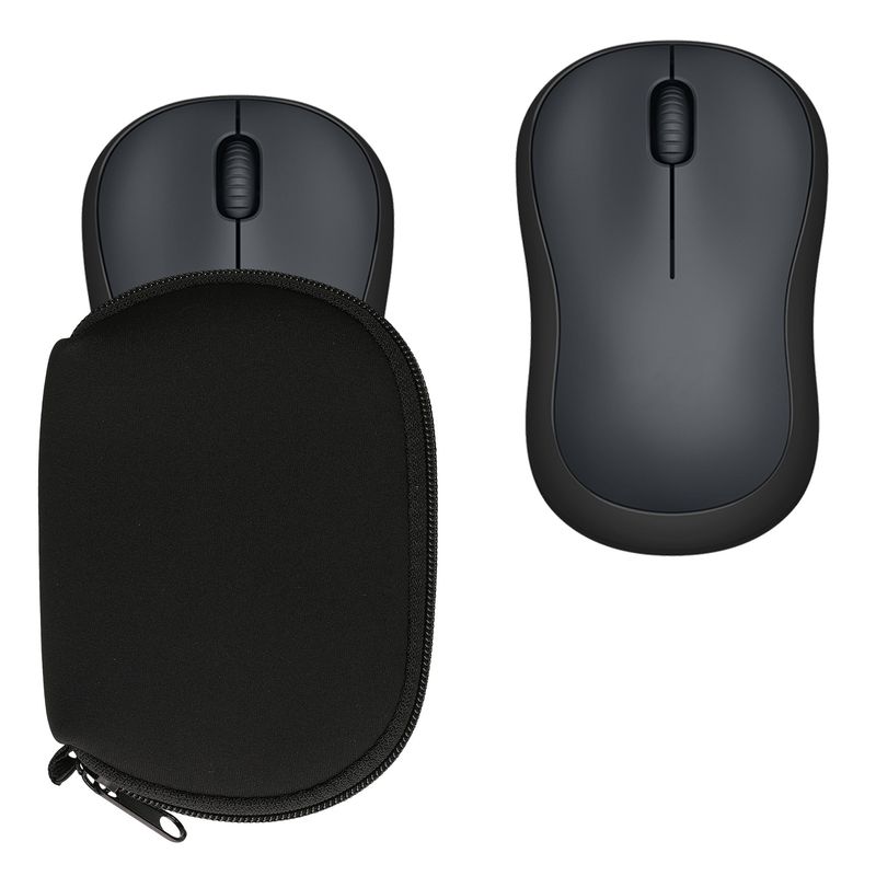 Laptop, Telefoane si Tablete - Laptopuri si accesorii - Piese laptop - Folii protectie si autocolante laptop - Folie palm rest Kwmobile pentru Logitech M220 Silent, Logitech M235, Logitech M185, Acer OMR266, antisoc, neopren, negru - Infinity.ro