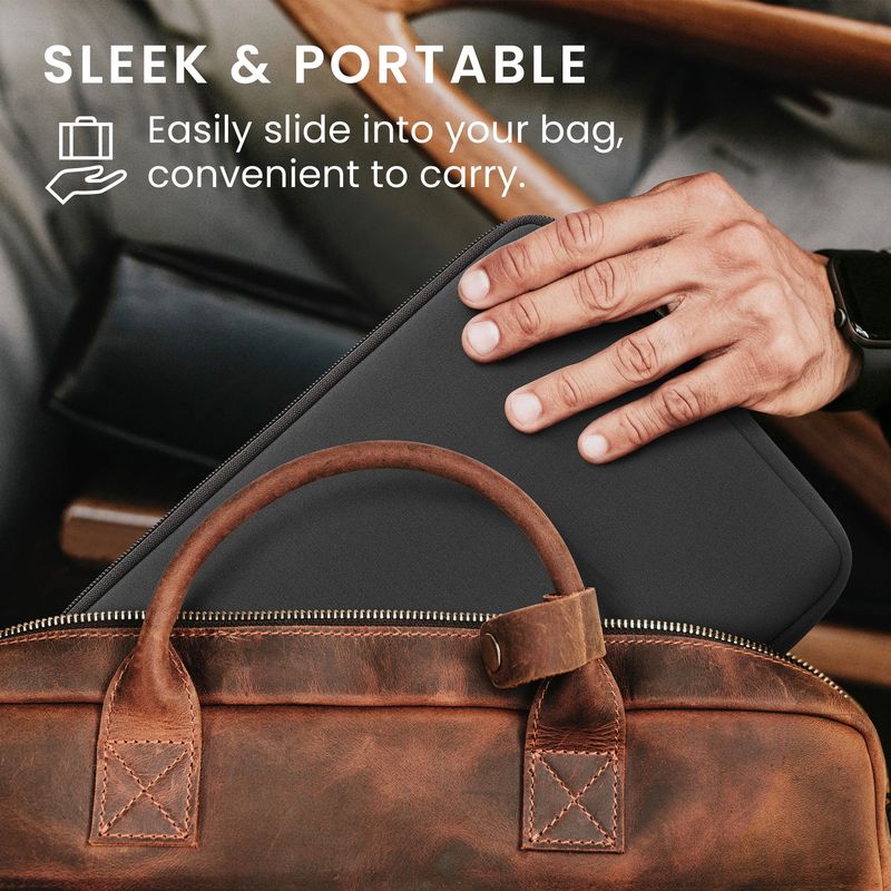 Laptop, Telefoane si Tablete - Tablete si accesorii tablete - Accesorii Tablete - Huse tablete - Husa tip pouch Kwmobile universala pentru tableta, neopren, gri, protectie la zgarieturi - Infinity.ro