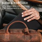 Laptop, Telefoane si Tablete - Tablete si accesorii tablete - Accesorii Tablete - Huse tablete - Husa tip pouch Kwmobile universala pentru tableta, neopren, negru, protectie la zgarieturi - Infinity.ro