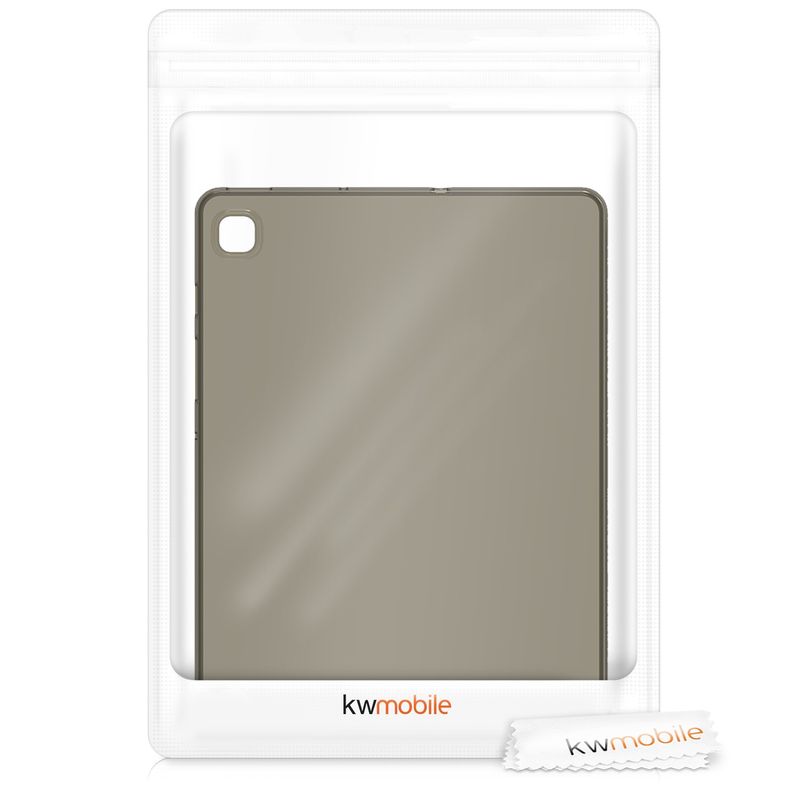 Laptop, Telefoane si Tablete - Tablete si accesorii tablete - Accesorii Tablete - Huse tablete - Husa tip carcasa Kwmobile pentru Samsung Galaxy Tab S6 Lite (2024/2022/2020), TPU, negru, transparent, anti-alunecare - Infinity.ro