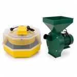 Casa si Gradina - Gradinarit si plante - Produse zootehnice - Incubatoare oua - Set Moara Electrica Uralmash 3.5 kW si incubator electric pentru oua, Cleo, model 5  DEPOX®, galben/verde - Infinity.ro