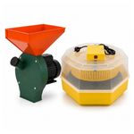 Casa si Gradina - Gradinarit si plante - Produse zootehnice - Incubatoare oua - Set moara electrica pentru cereale 3.5 kW si incubator electric pentru oua, Cleo, model 5  DEPOX®, galben/verde - Infinity.ro
