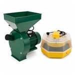 Casa si Gradina - Gradinarit si plante - Produse zootehnice - Incubatoare oua - Set moara electrica multifunctionala 3.8 kW si incubator electric pentru oua, Cleo, model 5 DEPOX®, galben/verde - Infinity.ro