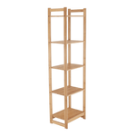 Casa si Gradina - Mobilier - Biblioteci si rafturi - Rafturi - Polita cu 5 rafturi, bambus natural, TIPUL IMPEROR 3 - Infinity.ro