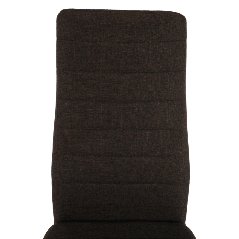 Casa si Gradina - Mobilier - Scaune si fotolii - Scaune - Scaun, material textil maro inchis/cadru metalic fag, COLETA NOVA - Infinity.ro