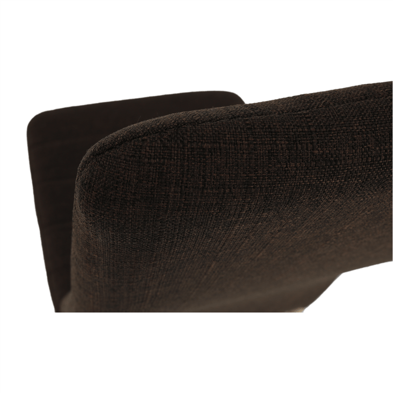 Casa si Gradina - Mobilier - Scaune si fotolii - Scaune - Scaun, material textil maro inchis/cadru metalic fag, COLETA NOVA - Infinity.ro