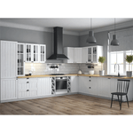 Casa si Gradina - Mobilier - Dulapuri si sifoniere - Dulapuri - Dulap inferior cu doua rafturi D25PZ, model dreapta, alb,  PROVENCE - Infinity.ro