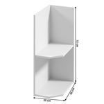 Casa si Gradina - Mobilier - Dulapuri si sifoniere - Dulapuri - Dulap inferior cu doua rafturi D25PZ, model dreapta, alb,  PROVENCE - Infinity.ro