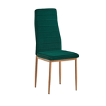 Casa si Gradina - Mobilier - Scaune si fotolii - Scaune - Scaun, tesatura de catifea smarald / stejar, Coleta Nova - Infinity.ro