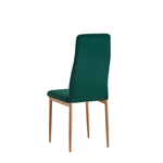 Casa si Gradina - Mobilier - Scaune si fotolii - Scaune - Scaun, tesatura de catifea smarald / stejar, Coleta Nova - Infinity.ro