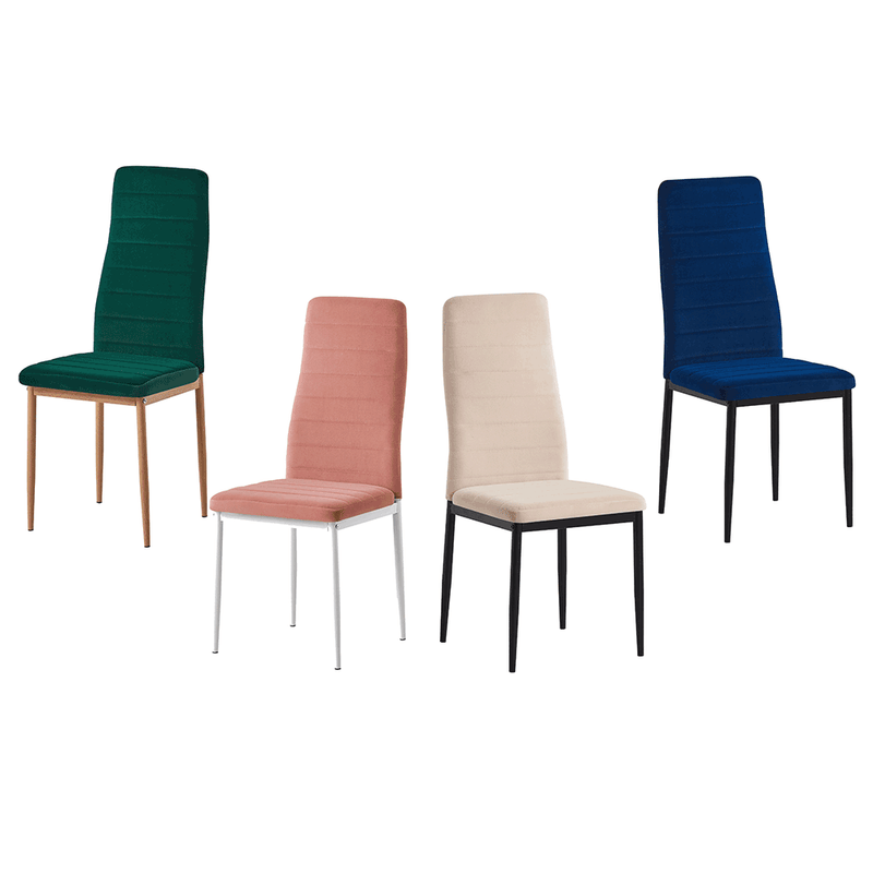 Casa si Gradina - Mobilier - Scaune si fotolii - Scaune - Scaun, tesatura de catifea smarald / stejar, Coleta Nova - Infinity.ro