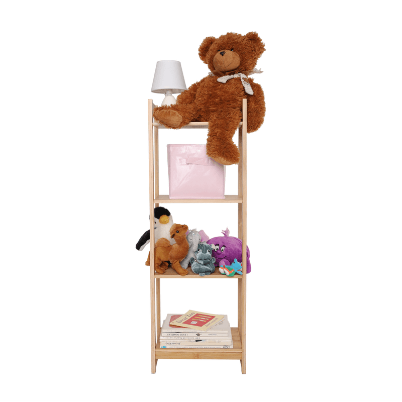 Casa si Gradina - Mobilier - Biblioteci si rafturi - Rafturi - Polita cu 4 rafturi, bambus natural, IMPEROR TYPE 2 - Infinity.ro