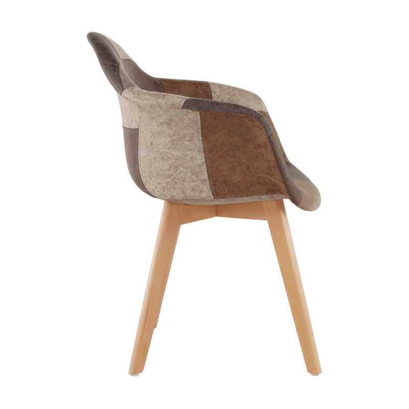 Casa si Gradina - Mobilier - Scaune si fotolii - Fotolii - Fotoliu de design, patchwork/fag, TERST - Infinity.ro