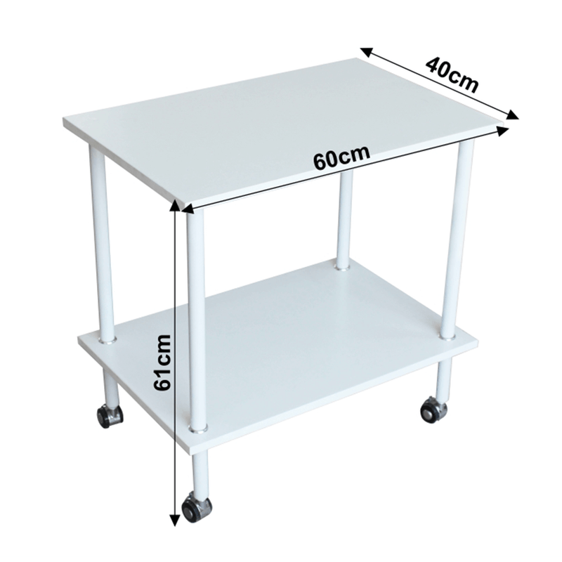 Casa si Gradina - Mobilier - Mese si birouri - Masute de cafea - Masuta auxiliara, alb mat, LABON - Infinity.ro