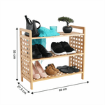 Casa si Gradina - Mobilier - Dulapuri si sifoniere - Dulapuri - Dulap incaltaminte, bambus lacuit, SOVETO TYP 2 - Infinity.ro