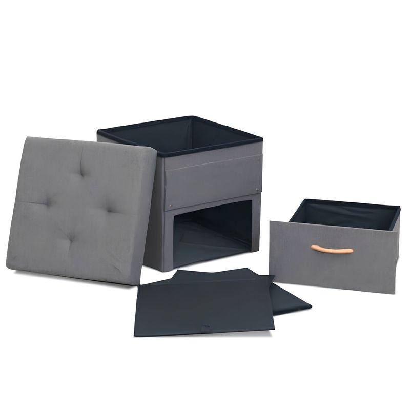 Casa si Gradina - Mobilier - Scaune si fotolii - Tabureti - Taburet, gri, SULOT TYP 1 - Infinity.ro