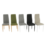 Casa si Gradina - Mobilier - Scaune si fotolii - Scaune - Scaun, material textil verde/cadru metalic fag, COLETA NOVA - Infinity.ro