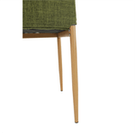Casa si Gradina - Mobilier - Scaune si fotolii - Scaune - Scaun, material textil verde/cadru metalic fag, COLETA NOVA - Infinity.ro