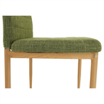 Casa si Gradina - Mobilier - Scaune si fotolii - Scaune - Scaun, material textil verde/cadru metalic fag, COLETA NOVA - Infinity.ro