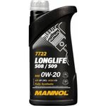 Auto si Moto - Intretinere auto - Uleiuri si lichide - Ulei motor MANNOL Longlife 508/509 0W-20 1L - Infinity.ro