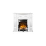 Casa si Gradina - Termice - Sobe, Seminee si accesorii - Seminee - Semineu electric Clasic alb & Galileo silver, Art Flame, 883x950x300 mm, 2000W - Infinity.ro