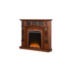 Casa si Gradina - Termice - Sobe, Seminee si accesorii - Seminee - Semineu electric Amsterdam nuc & Miriam, Art Flame, 1120x1150x300 mm, 1500W - Infinity.ro