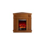 Casa si Gradina - Termice - Sobe, Seminee si accesorii - Seminee - Semineu electric Marina colț nuc & Corsica, Art Flame, 1000x1000x500 mm, 1500W - Infinity.ro