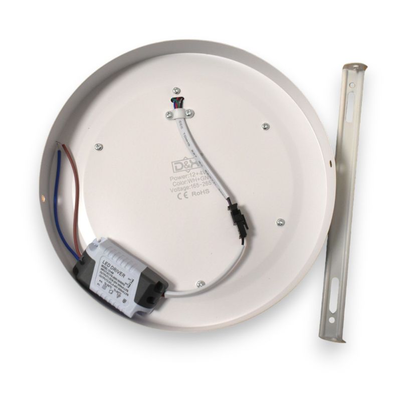 Casa si Gradina - Corpuri si surse de iluminat - Plafoniere, aplice si spoturi - Aplica LED cu model dantelat bicolor 16W lumina alba+verde - Infinity.ro