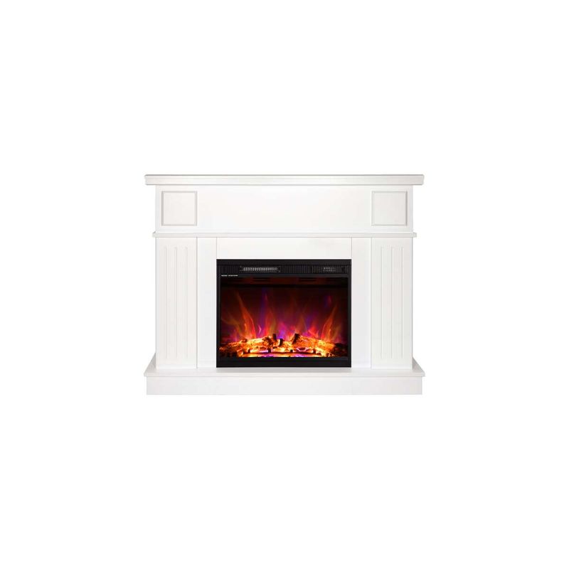 Casa si Gradina - Termice - Sobe, Seminee si accesorii - Seminee - Semineu electric Olimpia alb & Lorance color, Art Flame, 950x1200x300 mm - Infinity.ro