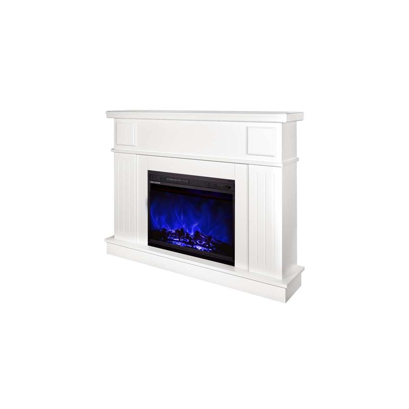 Casa si Gradina - Termice - Sobe, Seminee si accesorii - Seminee - Semineu electric Olimpia alb & Lorance color, Art Flame, 950x1200x300 mm - Infinity.ro