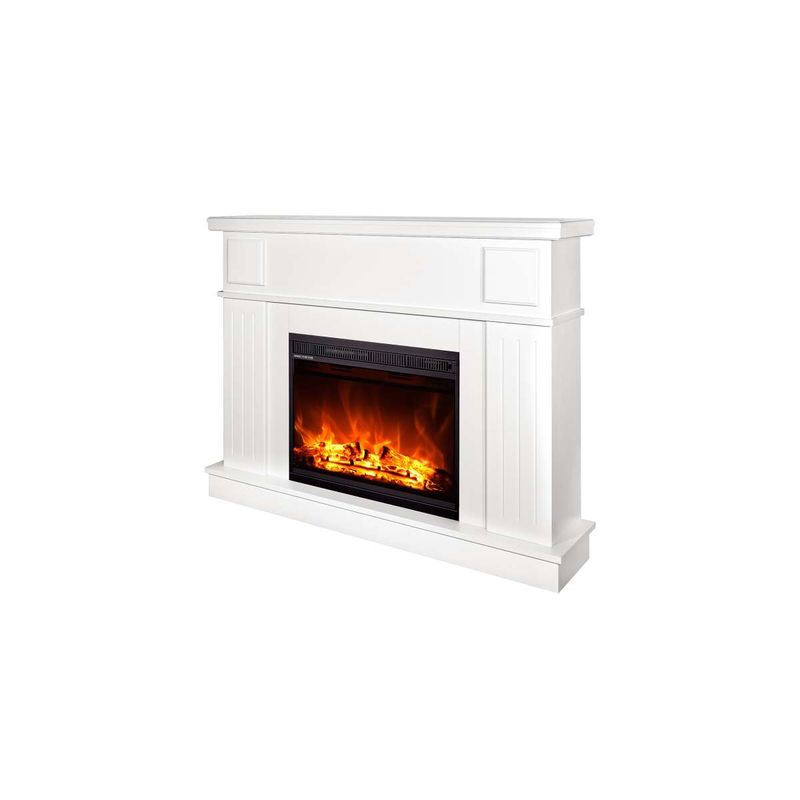 Casa si Gradina - Termice - Sobe, Seminee si accesorii - Seminee - Semineu electric Olimpia alb & Lorance color, Art Flame, 950x1200x300 mm - Infinity.ro