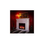 Casa si Gradina - Termice - Sobe, Seminee si accesorii - Seminee - Semineu electric Olimpia alb & Lorance color, Art Flame, 950x1200x300 mm - Infinity.ro