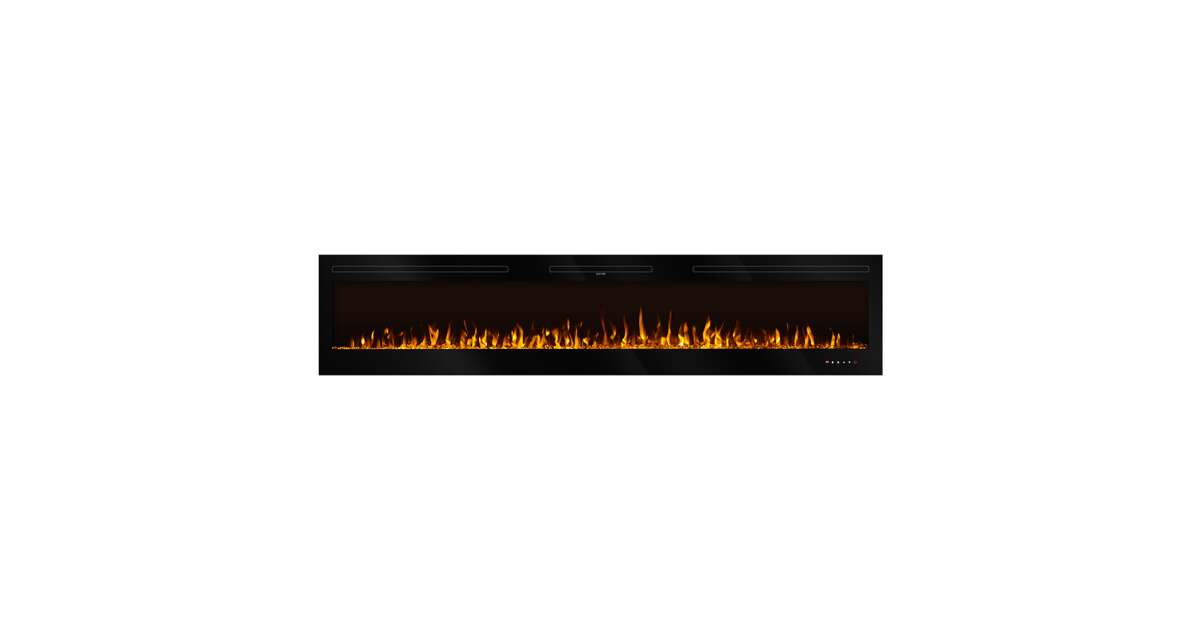 Semineu electric de perete-incorporabil Fiji, 544x2540x140 mm, 1500W
