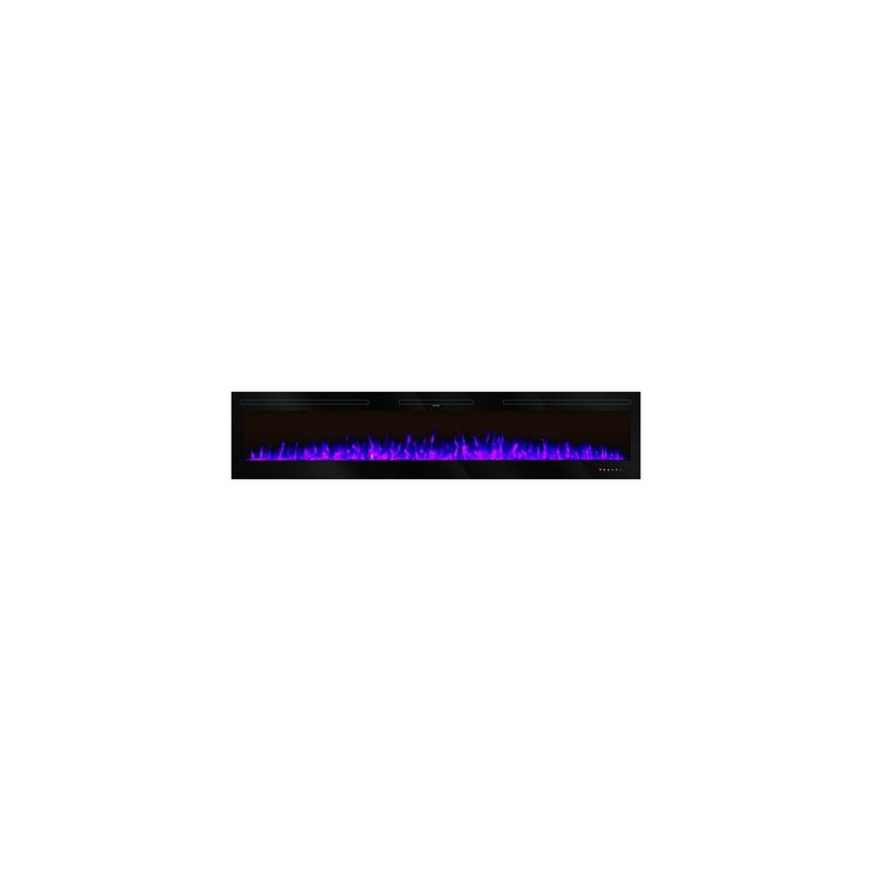 Casa si Gradina - Termice - Sobe, Seminee si accesorii - Seminee - Semineu electric de perete-incorporabil Fiji, 544x2540x140 mm, 1500W - Infinity.ro