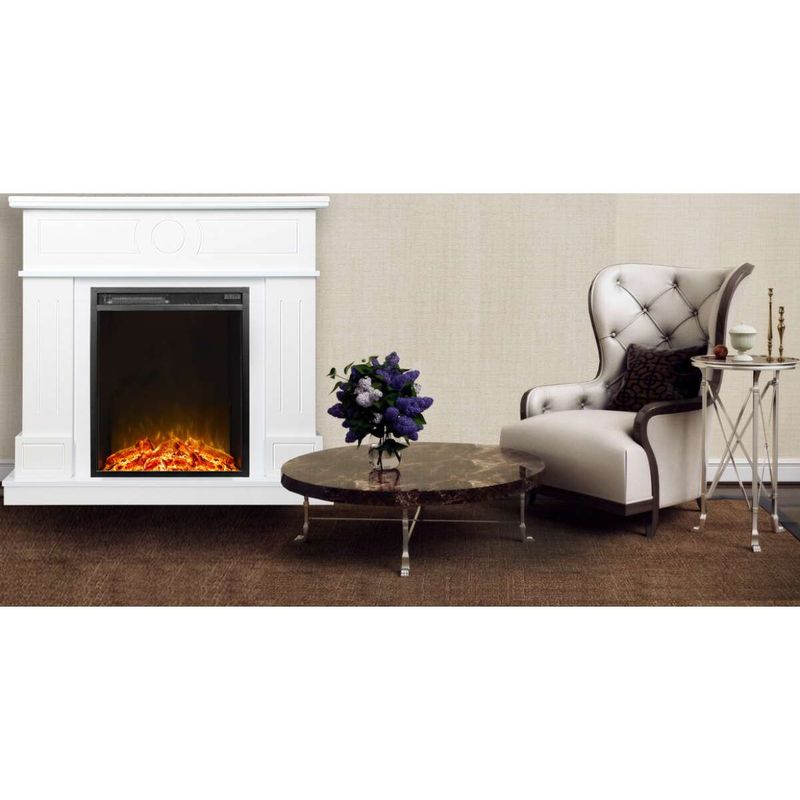 Casa si Gradina - Termice - Sobe, Seminee si accesorii - Seminee - Semineu electric Ambasador alb & Miriam, Art Flame, 1000x1048x300 mm, 1500W - Infinity.ro