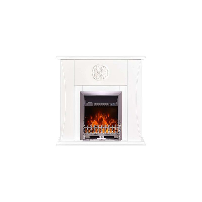 Casa si Gradina - Termice - Sobe, Seminee si accesorii - Seminee - Semineu electric Benedict & Galileo silver, Art Flame, 1020x1000x240 mm, 2000W - Infinity.ro
