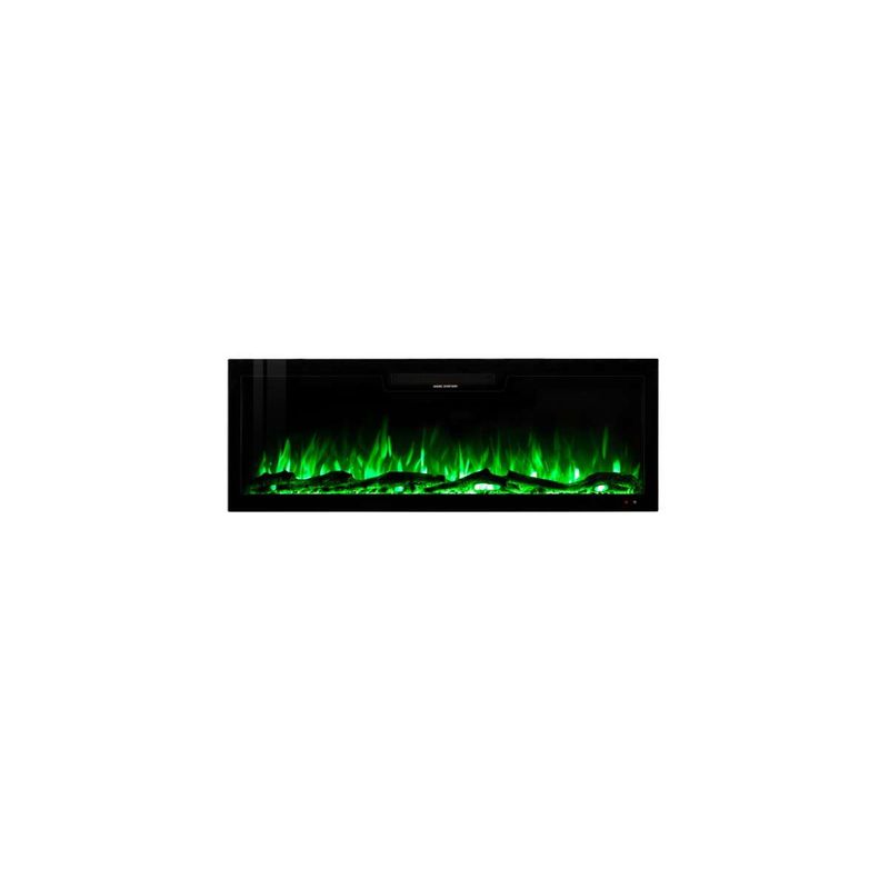 Casa si Gradina - Termice - Sobe, Seminee si accesorii - Seminee - Semineu electric de perete-incorporabil Vegas 60, 457x1524x126 mm, 1500W - Infinity.ro