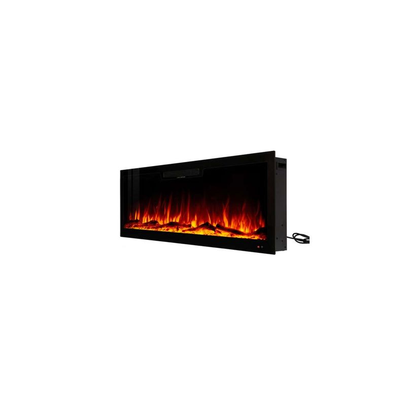 Casa si Gradina - Termice - Sobe, Seminee si accesorii - Seminee - Semineu electric de perete-incorporabil Vegas 60, 457x1524x126 mm, 1500W - Infinity.ro