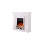 Casa si Gradina - Termice - Sobe, Seminee si accesorii - Seminee - Semineu electric Rodos & Galileo silver, Art Flame, 1000x1034x300 mm, 2000W - Infinity.ro