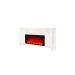 Casa si Gradina - Termice - Sobe, Seminee si accesorii - Seminee - Semineu electric Mozart alb & Tasmania, Art Flame, 750x1500x300 mm, 1500W - Infinity.ro