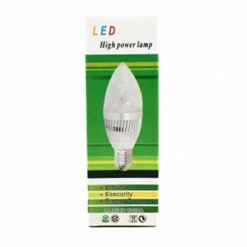Casa si Gradina - Corpuri si surse de iluminat - Becuri si tuburi neon - Becuri - Bec lumanare filament Clar E14 3W Led cu soclu radiator aluminiu - Infinity.ro