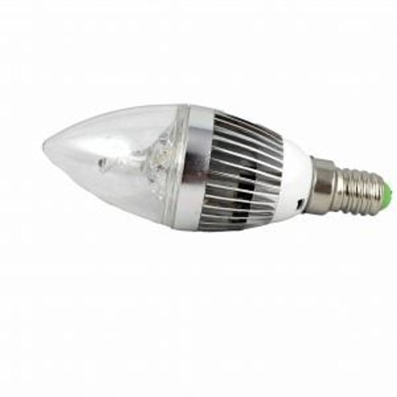 Casa si Gradina - Corpuri si surse de iluminat - Becuri si tuburi neon - Becuri - Bec lumanare filament Clar E14 3W Led cu soclu radiator aluminiu - Infinity.ro