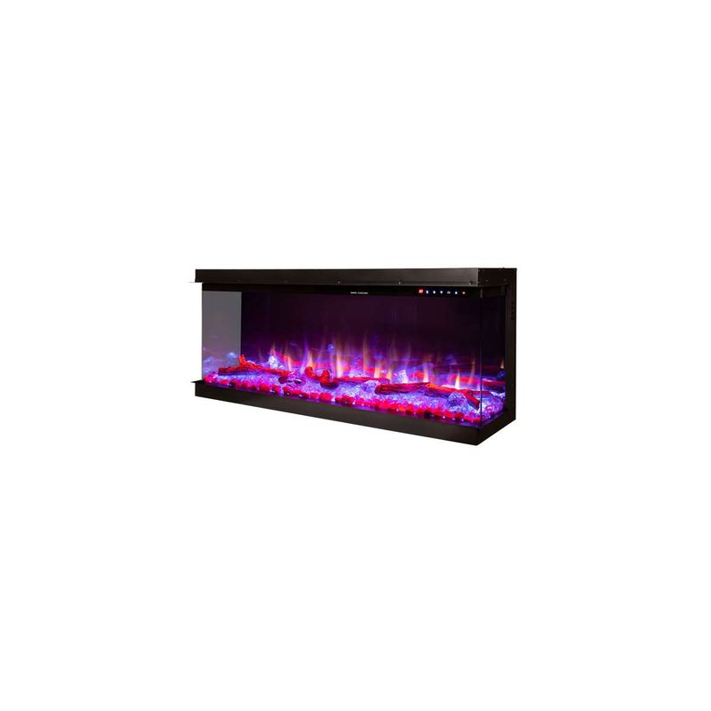 Casa si Gradina - Termice - Sobe, Seminee si accesorii - Seminee - Semineu electric 3D incorporabil Haiti 78, 533x2000x332 mm, 1500W - Infinity.ro