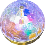 Casa si Gradina - Corpuri si surse de iluminat - Becuri si tuburi neon - Becuri - Bec LED RGB rotativ compatibil cu fasung E27,6 leduri colorate diferit , iluminare ambientala, rotatie automata - Infinity.ro