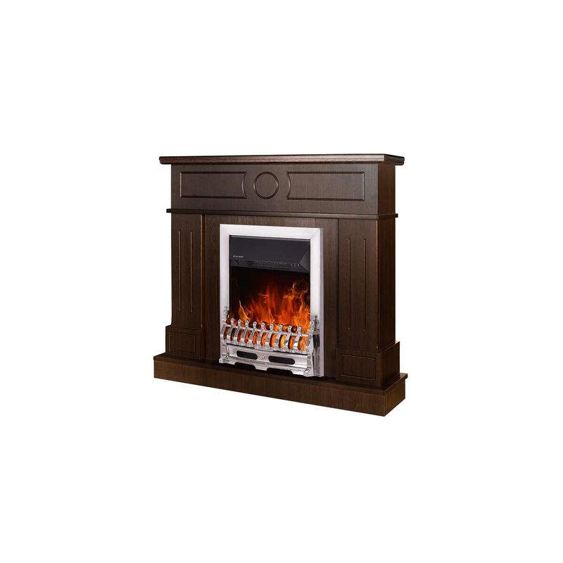 Casa si Gradina - Termice - Sobe, Seminee si accesorii - Seminee - Semineu electric Ambasador Maro inchis & Galileo silver, Art Flame, 1000x1048x300 mm, 2000W - Infinity.ro