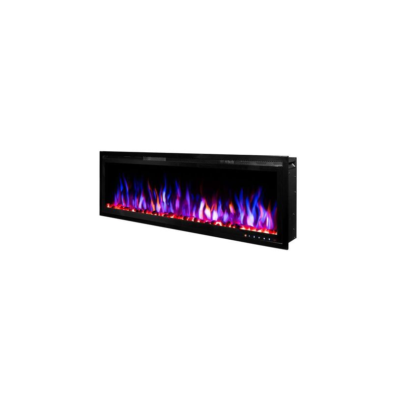 Casa si Gradina - Termice - Sobe, Seminee si accesorii - Seminee - Semineu electric de perete-incorporabil Schubert 50, 448x1271x146 mm, 1500W - Infinity.ro