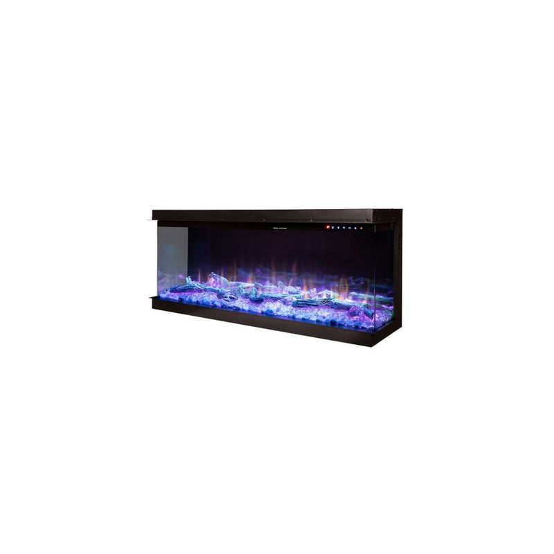 Casa si Gradina - Termice - Sobe, Seminee si accesorii - Seminee - Semineu electric 3D incorporabil Haiti 60, 533x1524x332 mm, 1500W - Infinity.ro